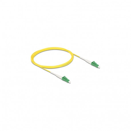 "Delock Kabel Lichtwellenleiter LC-APC zu LC-APC Simplex Singlemode OS2 2 m"