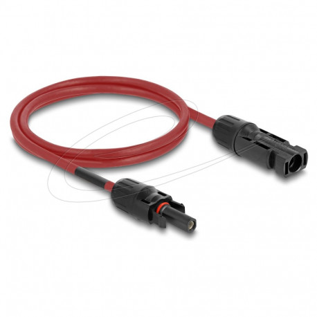 "DL4 Solar Kabel 4 mm² Stecker zu Buchse 1 m rot"