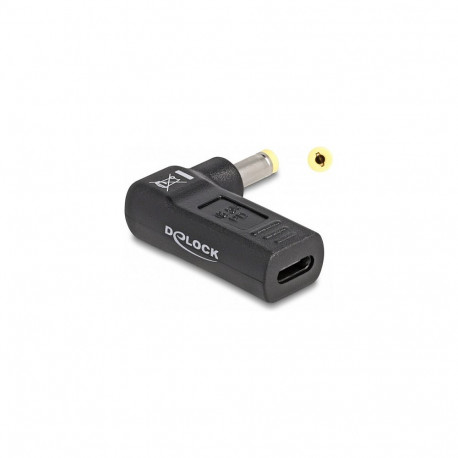 "Adapter für Notebook Ladekabel USB Type-C™ Buchse zu HP 4,8 x 1,7 mm Stecker 90° gewinkelt"