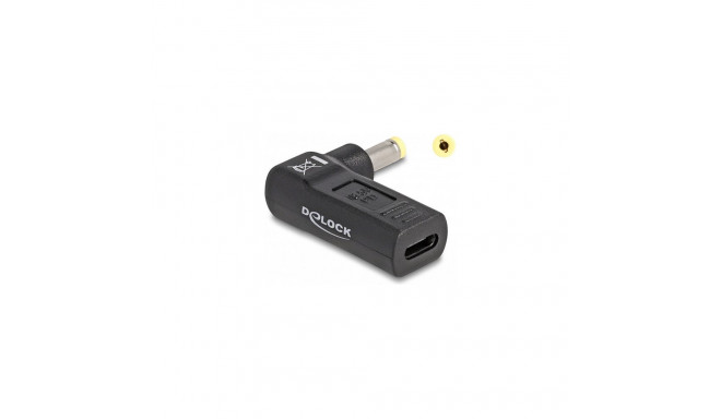 Delock sülearvuti laadimiskaabli adapter USB Type-C™ pesa HP 4,8 x 1,7 mm pistik 90° nurga all