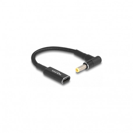 "Adapterkabel für Notebook Ladekabel USB Type-C™ Buchse zu HP 4,8 x 1,7 mm Stecker 90° gewinkelt 15 