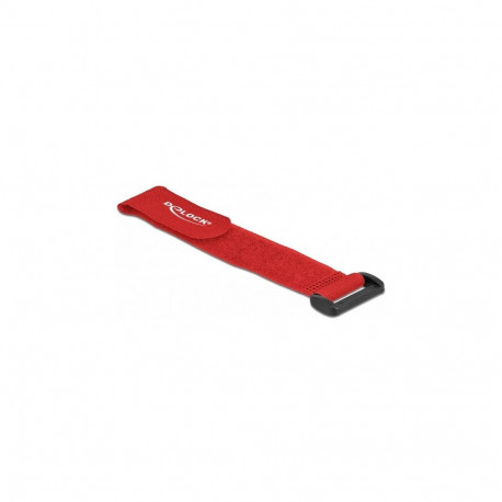 Takjakinnitusega kaablisidemed aasaga L 190 x B 25mm 5tk, punased