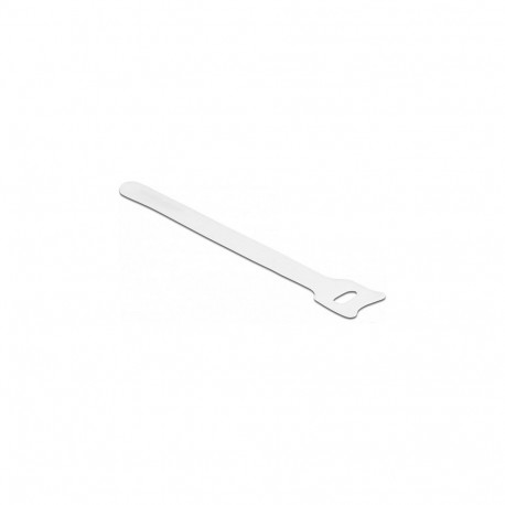 "Delock Klett-Kabelbinder L 150 x B 12 mm weiß 10 Stück"