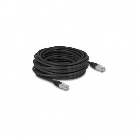 "Delock RJ45 Netzwerkkabel Cat.6A S/FTP PE Outdoor 10 m schwarz"