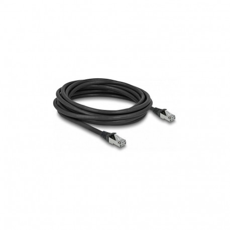 "Delock RJ45 Netzwerkkabel Cat.6A S/FTP PUR Outdoor 5 m schwarz"