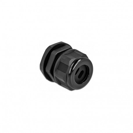 Delock PG21 kaabliläbiviik lamekaablile kahe sisendiga, must, 2 tk