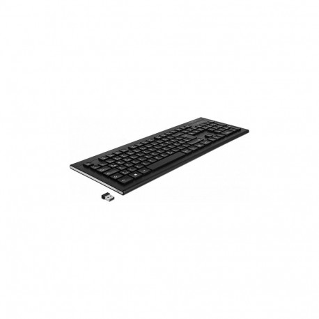 Delock 2,4 GHz USB juhtmevaba klaviatuur must (Water-Drop)