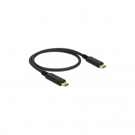 Delock USB 2.0 kaabel Type-C - Type-C 0,5 m PD 5 A E-Marker