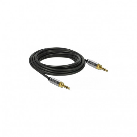 "Klinkenkabel 3,5 mm 3 Pin Stecker zu Stecker mit Schraubadapter 3 m"
