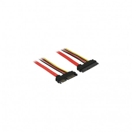 Delock SATA 6 Gb/s 22 pin isane > SATA 22 pin emane pikenduskaabel (5 V + 12 V) 10 cm