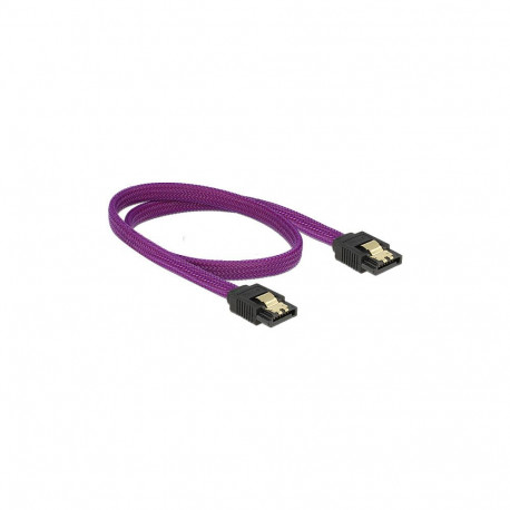 "Delock SATA 6 Gb/s Kabel 50 cm violett"