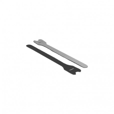"Delock Klett-Kabelbinder L 240 x B 13 mm schwarz 10 Stück"