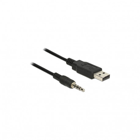 "Delock Konverter USB 2.0 Typ-A Stecker zu Seriell TTL 3,5 mm 4 Pin Klinke 1,8 m (3,3 V)"
