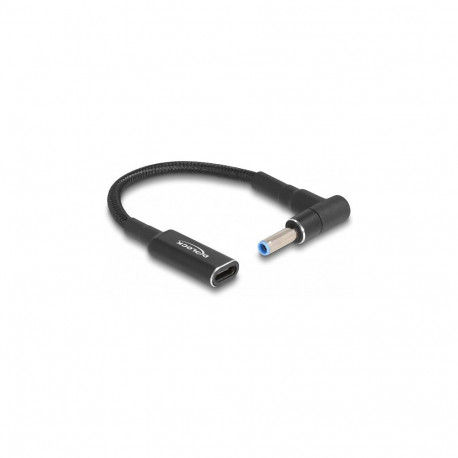 "Adapterkabel für Notebook Ladekabel USB Type-C™ Buchse zu HP 4,5 x 3,0 mm Stecker 90° gewinkelt 15 