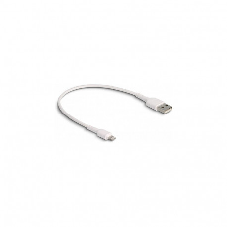 "Delock USB Ladekabel für iPhone™, iPad™, iPod™ weiß 30 cm"