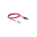 Delock LC > ST multimode OM4 valguskaabel 2 m