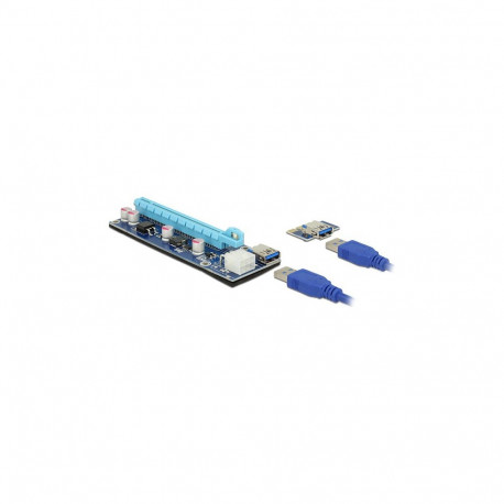 "Delock Riser Karte PCI Express x1 > x16 mit 60 cm USB Kabel"