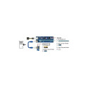 "Delock Riser Karte PCI Express x1 > x16 mit 60 cm USB Kabel"