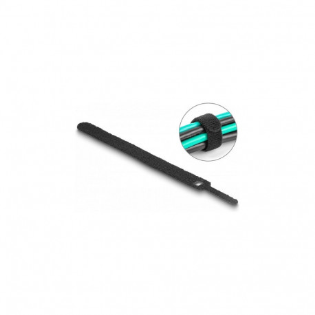 Takjakinnitusega kaabliköidised L 150 x B 12mm, mustad, 10tk