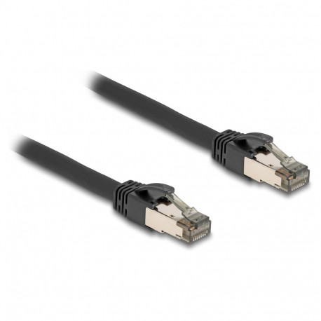 Delock RJ45 võrgukaabel Cat.6A U/FTP ülipainduv sisemise metallkestaga 10 m must