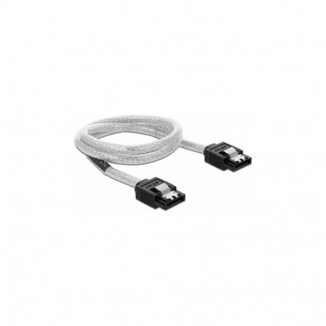 Delock SATA 6 Gb/s läbipaistev kaabel 50 cm
