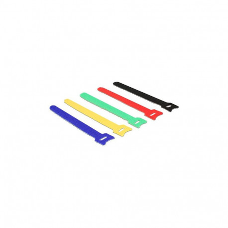 "Delock Klett-Kabelbinder farbig L 150 x B 12 mm 10 Stück"