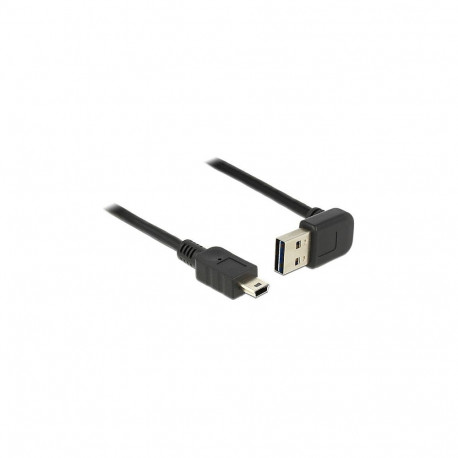 Delock EASY-USB 2.0 tüüp-A üles/alla nurga all pistik > USB 2.0 tüüp Mini-B pistik 1 m kaabel