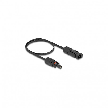 "DL4 Solar Flachbandkabel Stecker zu Buchse 60 cm schwarz"