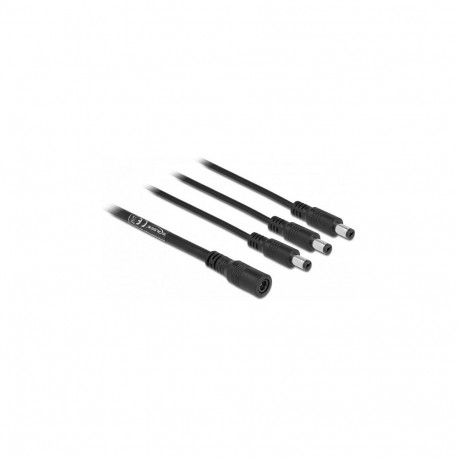 Delock DC jagamiskaabel 5,5 x 2,1 mm 1 x pesa 3 x pistikut