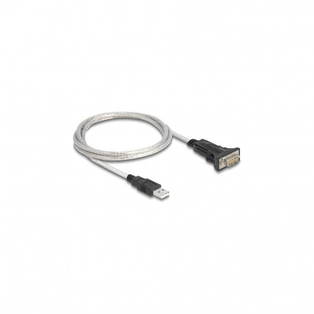"Delock Adapter USB 2.0 Typ-A zu 1 x Seriell RS-422/485 Stecker mit 6 Pin Terminalblock 5 V 1 m"