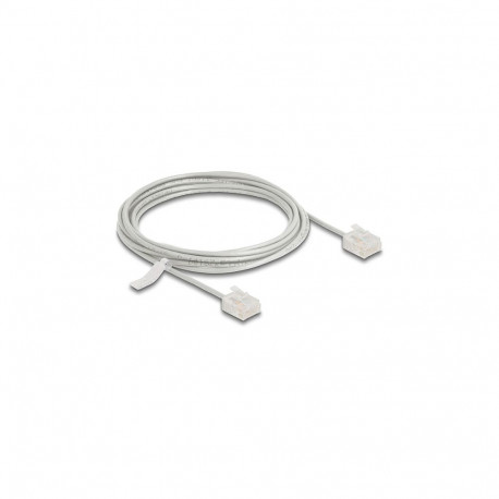 Delock RJ45 Cat.6 UTP Ultra Slim hall võrgukaabel, 3 m, lühikeste pistikutega