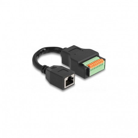 Delock RJ45 Cat.5e pesa klemmiploki adapter surunupuga 15 cm