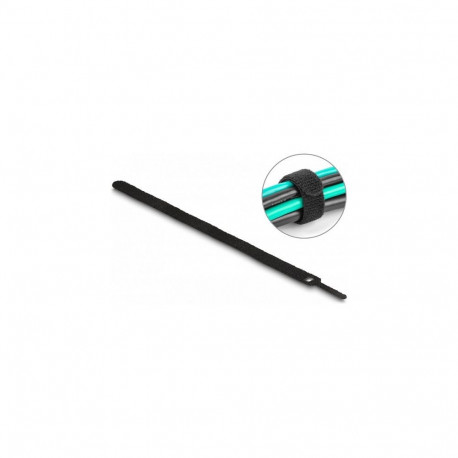 Takjakinnitusega kaablisidemed 300x12mm 10 tk, must