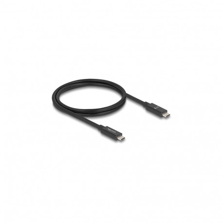 "USB 80 Gbps Kabel USB Type-C™ Stecker zu Stecker 16K 60 Hz PD 3.1 240 W E-Marker koaxial 1 m schwar