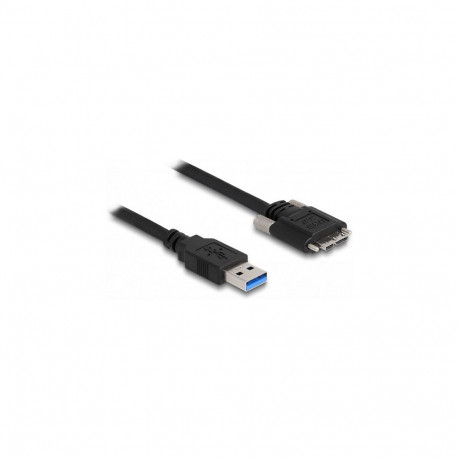 "Delock USB 5 Gbps Kabel Typ-A Stecker zu Typ Micro-B Stecker mit Schrauben 0,5 m"