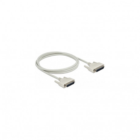 "Delock Serielles Kabel D-Sub 25 Stecker zu Stecker 2 m"