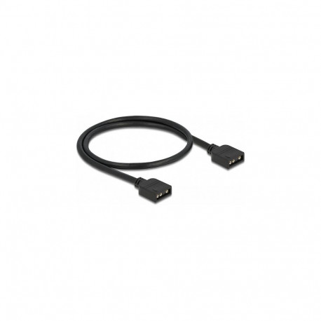 Delock 3-pin RGB ühenduskaabel 5 V RGB / ARGB LED-valgustusele 30 cm