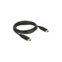 Delock USB 2.0 kaabel Type-C - Type-C 2 m PD 5 A E-Marker