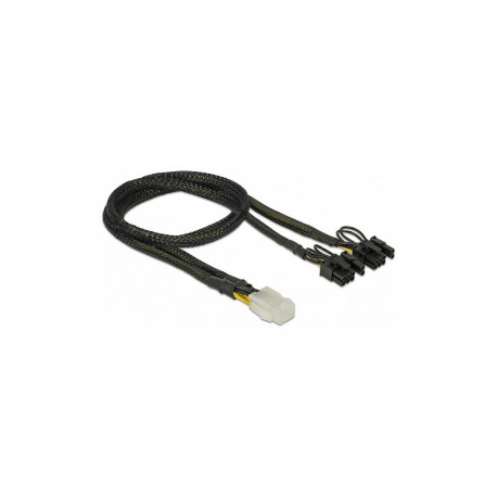 "Delock PCI Express Stromkabel 6 Pin Buchse > 2 x 8 Pin Stecker 30 cm"