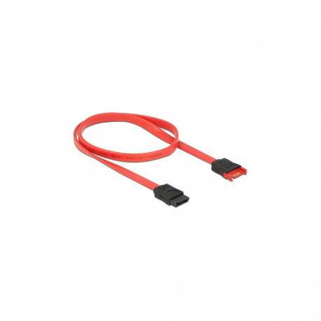 "Delock SATA 6 Gb/s Verlängerungskabel 50 cm rot"