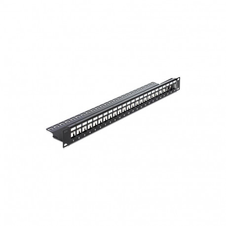 Delock patchpaneel 1HE 24 Keystone-porti