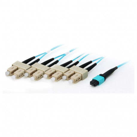 "Equip MTP/SC Trunk Fiber Patch Cord OM4 M/M 15.00m Polybeutel"