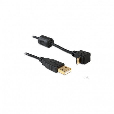 Delock USB A-micro USB 1m 90° kaabel