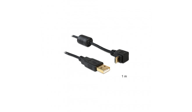 Delock USB A-micro USB 1m 90° kaabel