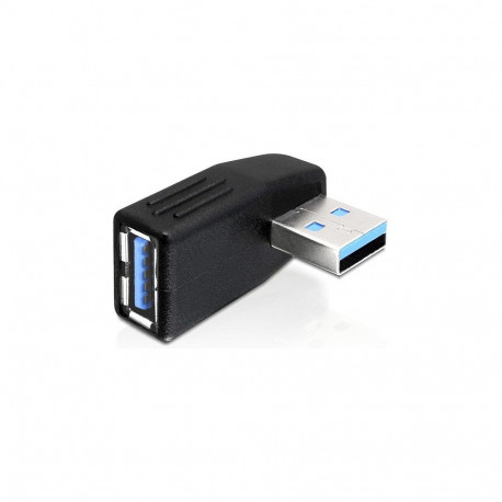 "Adapter USB 5 Gbps Typ-A Stecker-Buchse gewinkelt 270° horizontal"