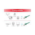 "Patchkabel Cat6 S/FTP 1m grün #"