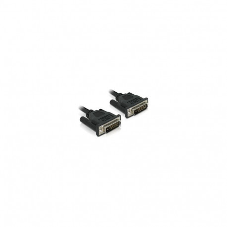 "Kabel DVI 24+1 Stecker > DVI 24+1 Stecker 0,5 m schwarz"