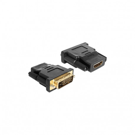 DVI 24+1 kontaktiga pistik–HDMI-pesa adapter, kahesuunaline