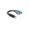 DeLOCK USB > PS/2 (ST-BU) 17cm must adapter