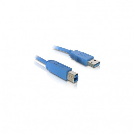 "USB 5 Gbps Kabel Typ-A Stecker zu Typ-B Stecker 5 m blau"